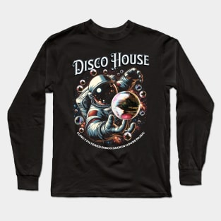 DISCO HOUSE  - Mirrorball Galaxy Long Sleeve T-Shirt